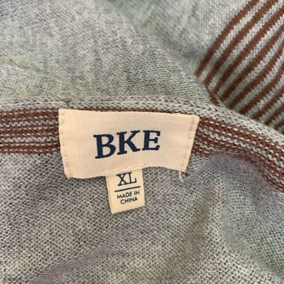 Bke Buckle Womens Size XL Multicolor Stripe Cotton Button Cardigan Sweater - Picture 5 of 7